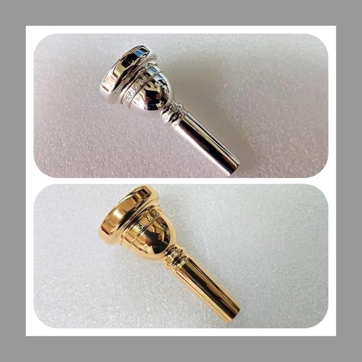Euphonium mouthpiece with gold-plated finish 7,70