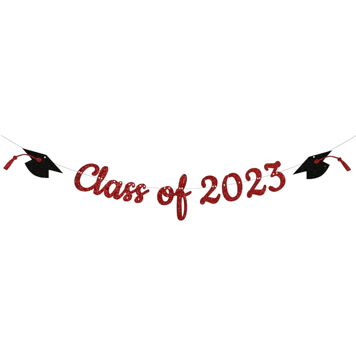 Class of 2023 Banner 2023 Graduation Party Decorations We are So Proud of You Banner Graduation Party Supplies (Gold)