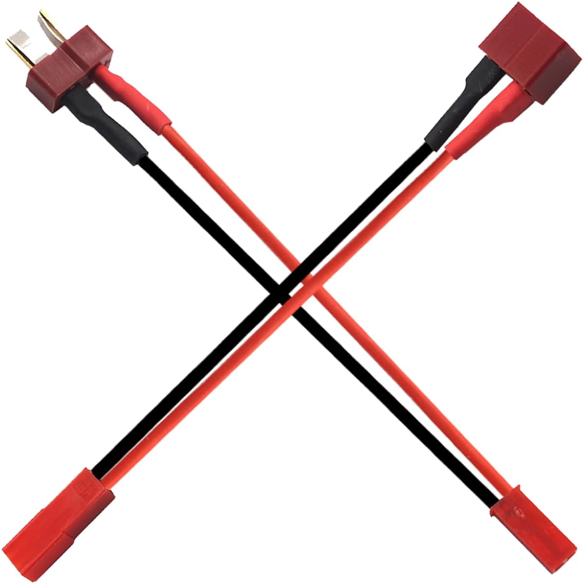 Mirthobby 10cm 20AWG Deans T Plug to JST Connector Adapter Male Female Cable Adapter for RC LiPO NiMH NiCd Battery Charger 1 Pair