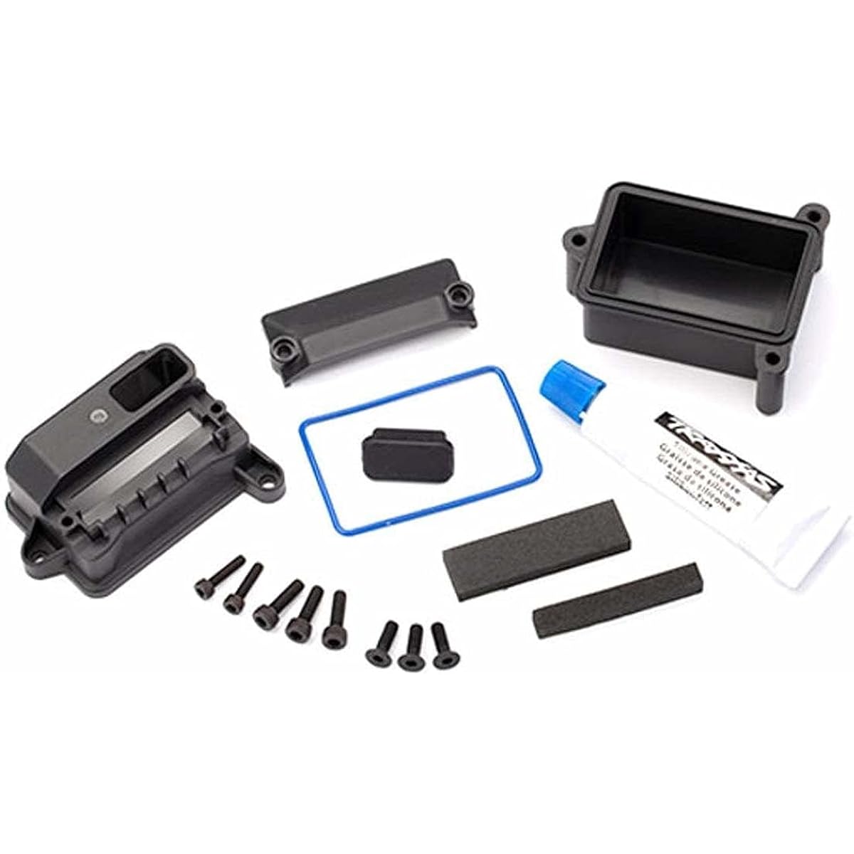 Traxxas 8924 Receiver Box Wire Cover Foam Pad Silicone Grease Maxx