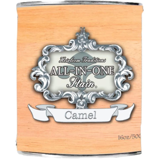 Heirloom Traditions All-in-One Gel Stain Paint, Camel, 16 oz.