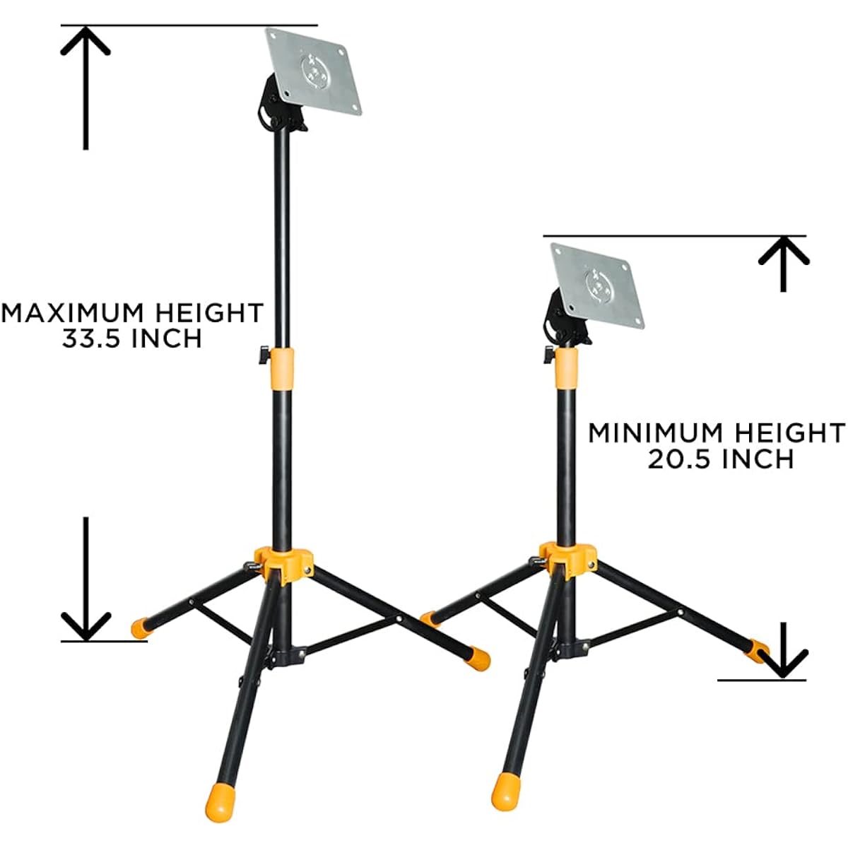 HXW PPS-75 Electronic Mount Stand with Plate for Percussion Instruments Sample Pad/Drum Pad