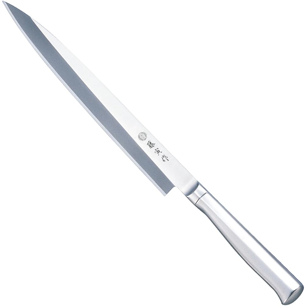 Made by Fujitora Takohiki 240mm Made in Japan Molybdenum Vanadium Steel Single Edge Kanto/Edomae Style Sashimi Knife All Stainless Steel Dishwasher Safe SD Molybdenum Vanadium Steel FU-625