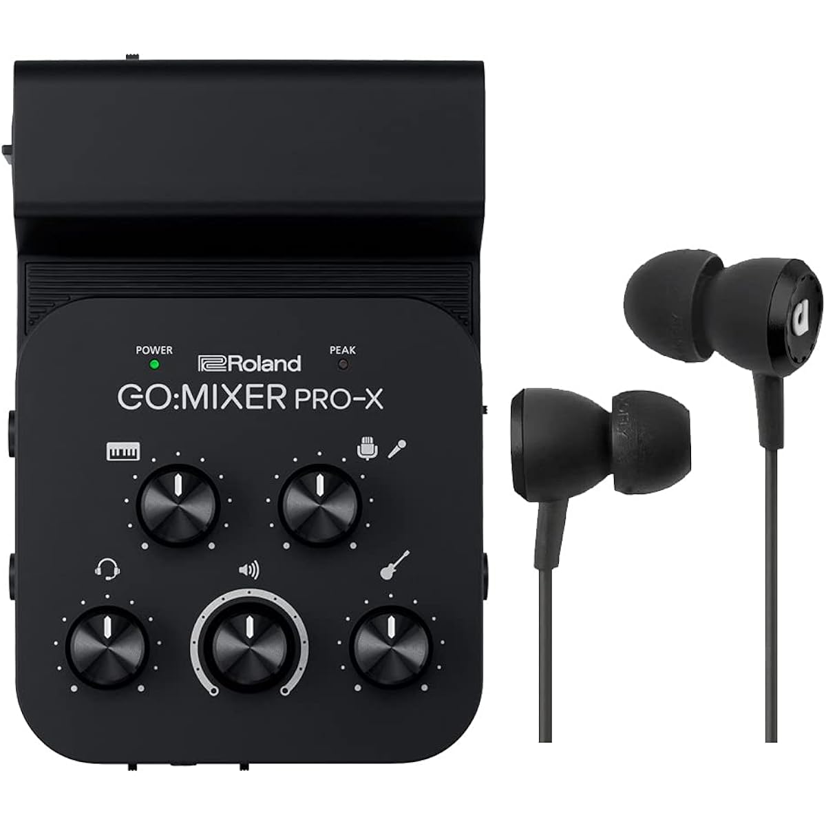 Roland GO MIXER PRO X Smartphone Audio Interface (Earphone Set with Microphone)