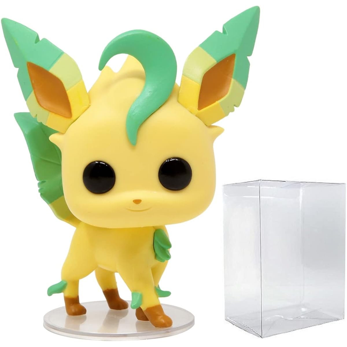 Pokemon - Leafeon Pop! Vinyl Figure (with compatible Pop Box Protector Case), Multicolor, 3.75"