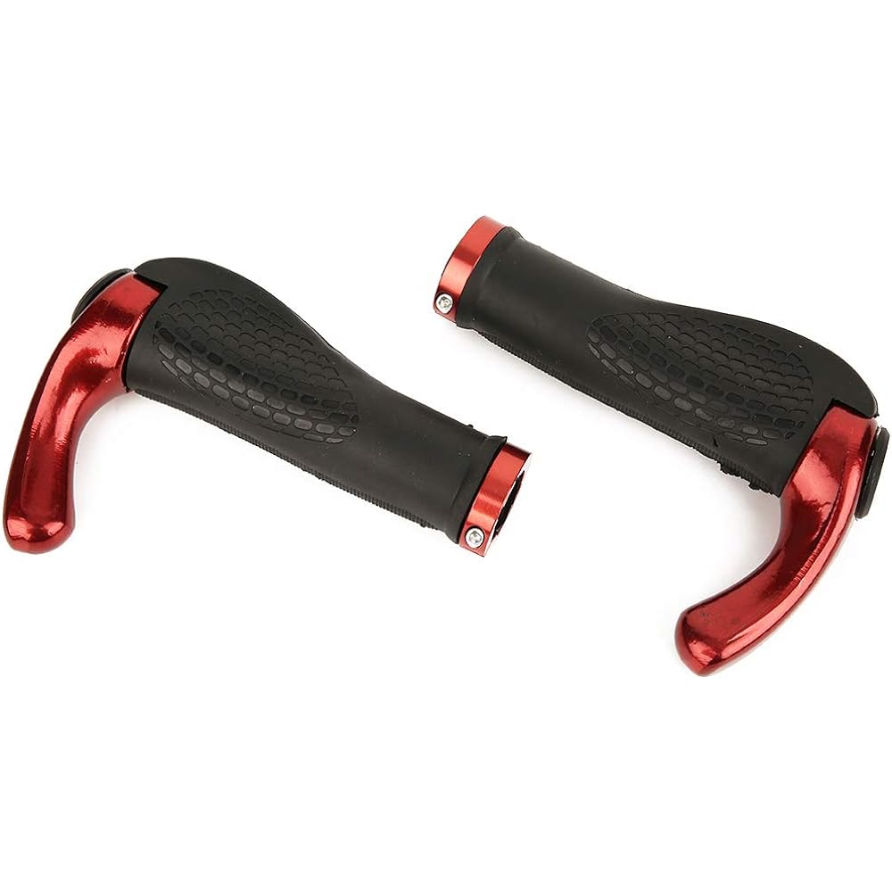 Mountain Bike Handlebar, Bicycle Handlebar Promenade Hand Anti-slip Double Lock Design High Strength Easy to Install Bicycle Handlebar Grip Kit, Mountain Bike Grip-Grip, For Bicycle Riding Equipment