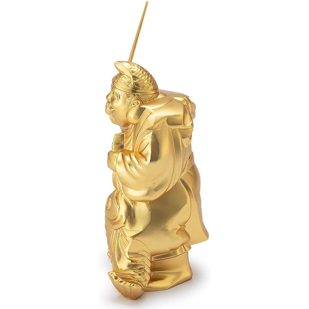 Buddhist Altar Shop Takita Shoten Buddha Statue Good Luck, Good Luck, Seven Lucky Gods, Ebisu (Height 8.3cm x Width 6cm) [Made by Hideun Makita] ◆Prosperity in business, good health, good fortune, fortune, warding off evil [Certificate issued by Takita S