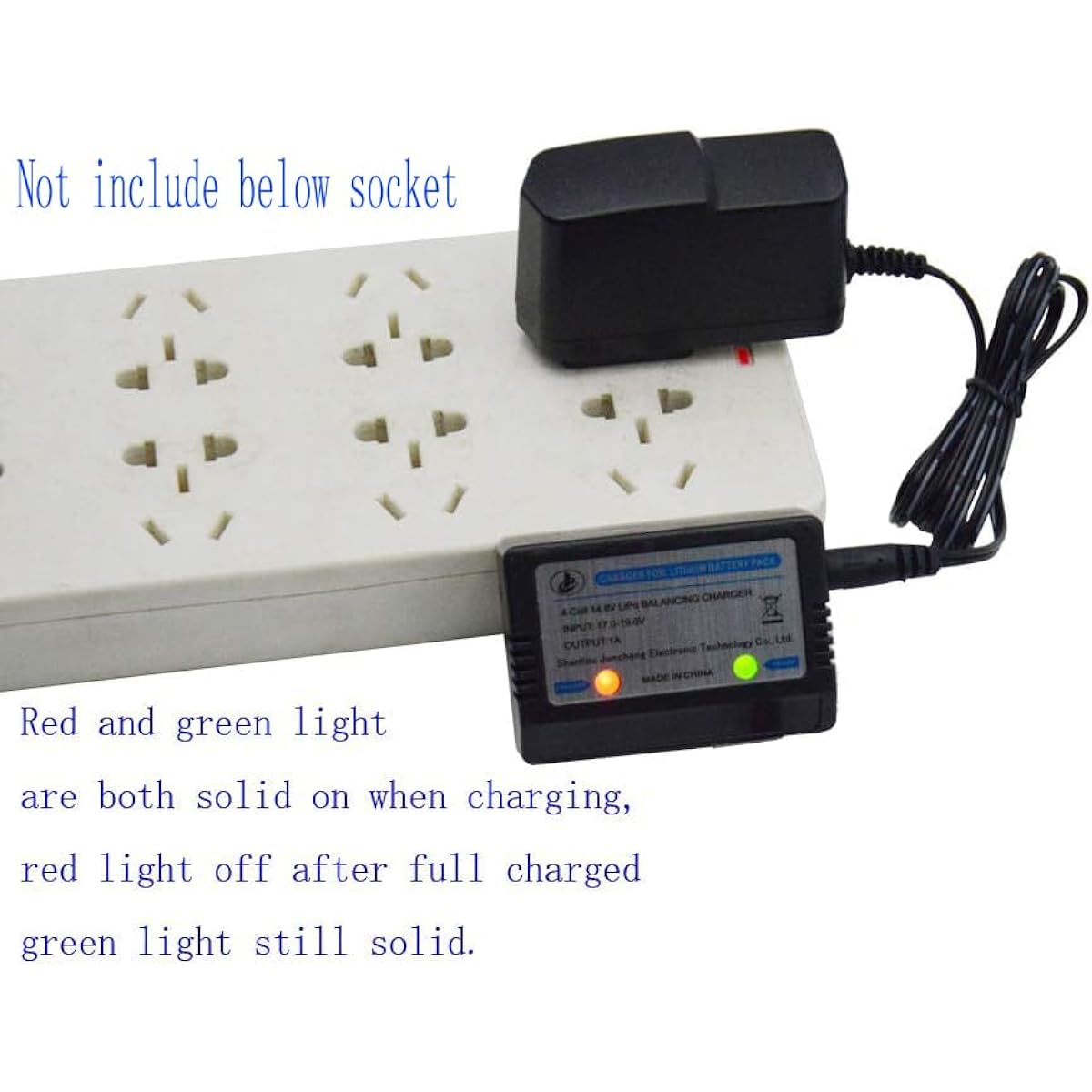 Blomiky 14.8V 4S 4 Cell Lipo Battery Charger Box and 19V Charger for 14.8V 4S Lipo Battery 19V Charger