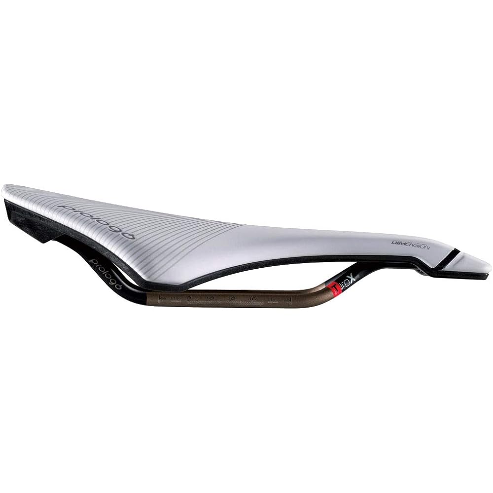 Prologo Dimension Tirox 179g 245x143mm Metal Rail Saddle White/Black