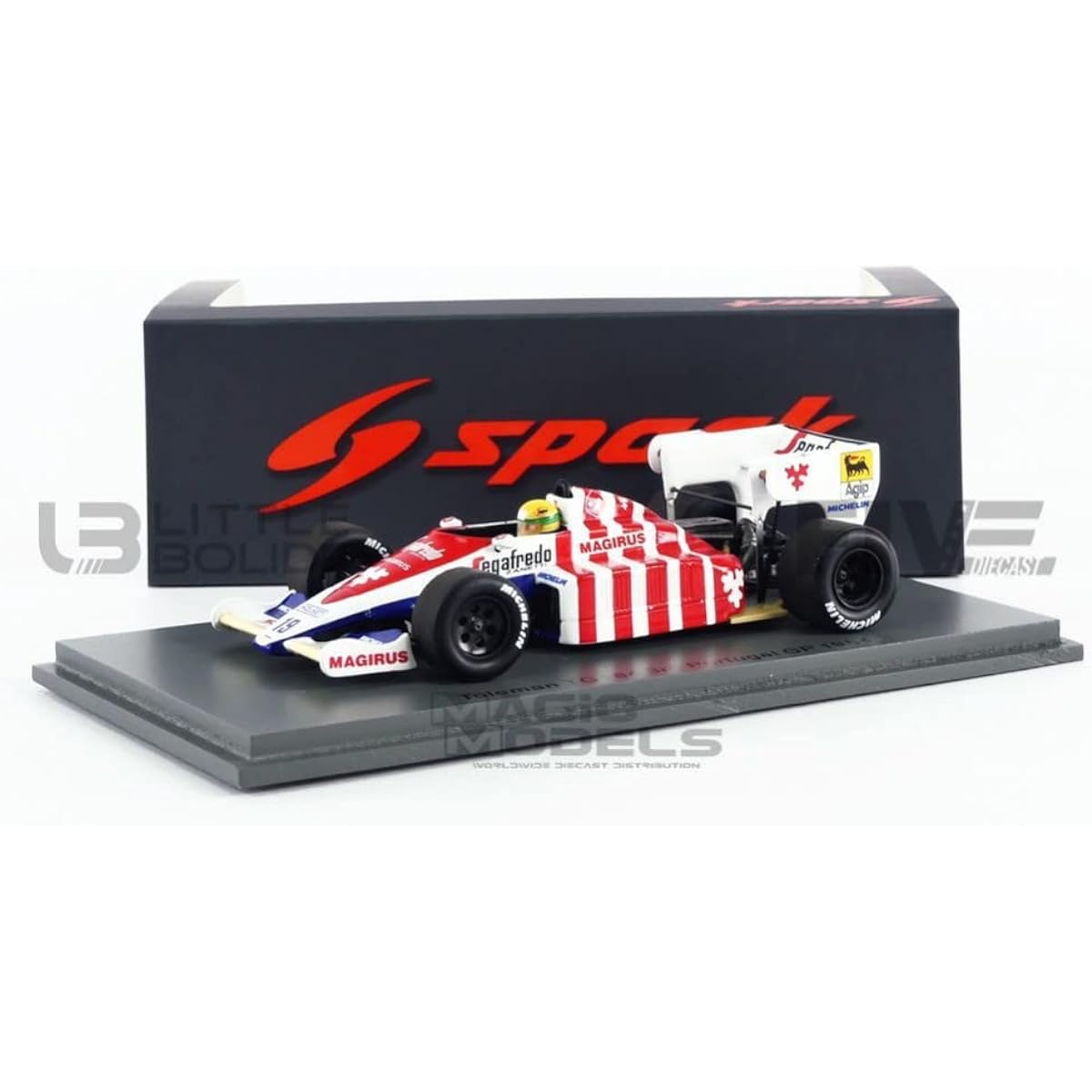 Spark S2784 Miniature Collection Car Blue/White/Red