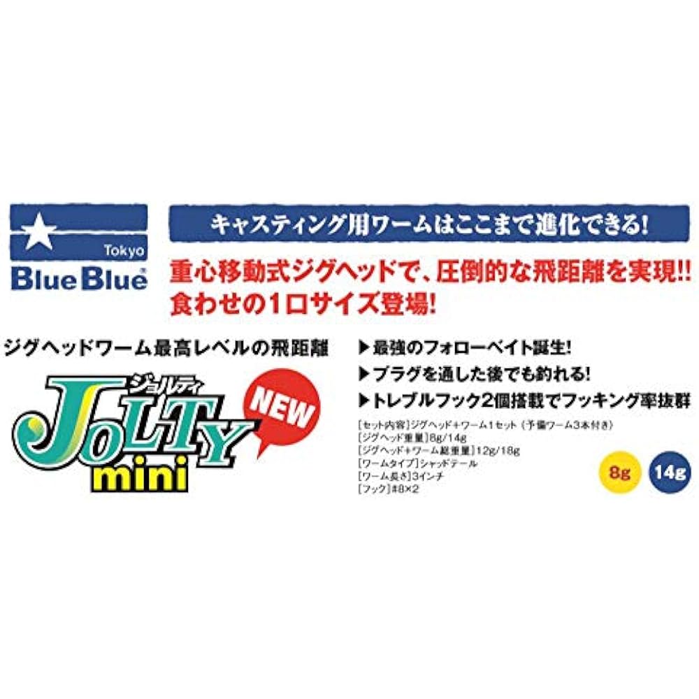 Blue Blue Worm JOLTYmini 14g Set