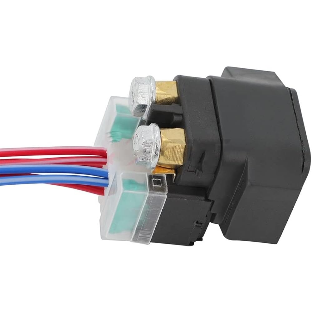Motorcycle Starter Relay Motorcycle Electric Starter Solenoid Relay & Amplifier Plug for Yamaha 1100 XVS1100 V Star Custom Classic XV1700 Roadster Midnight