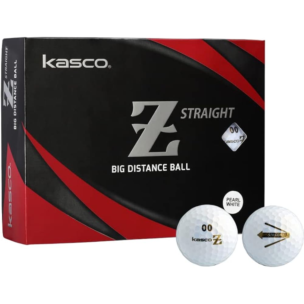 Kasco Z STRAGHT golf balls 1 dozen 12 balls Kasco 1 dozen (12 pieces) [Straight] [BALL]