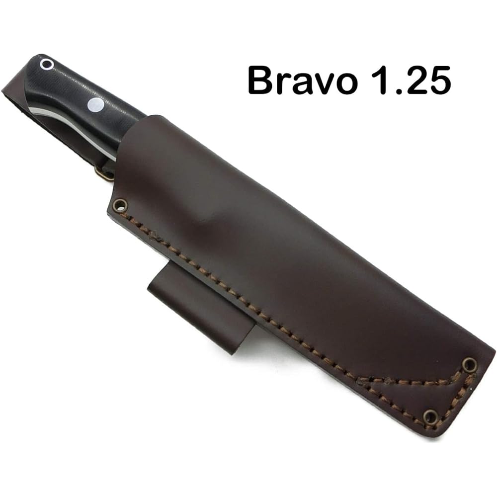 Knife Leather Sheath Genuine Leather Bravo 1/1.25 Bushcraft Leather Case 125 Right Hand