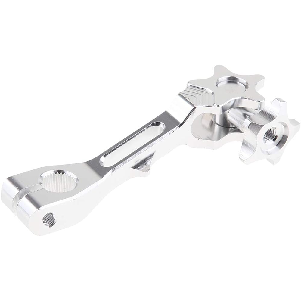 10 Sets Universal Motorcycle CNC Swing Arm Swing Arm Rear Brake Rocker Arm Argent, Silver