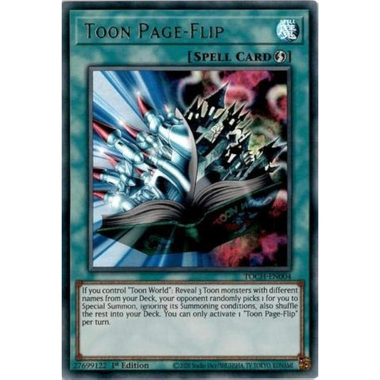 Toon Page-Flip - TOCH-EN004 - Collector's Rare - First Edition