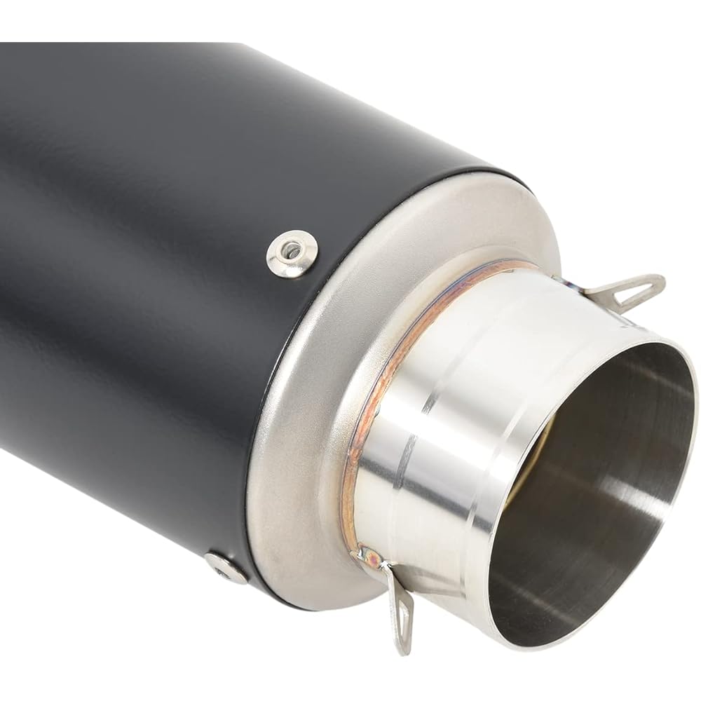 Bike Muffler Bike Silencer Slip-on Muffler φ60.5mm Universal with Inner Baffle