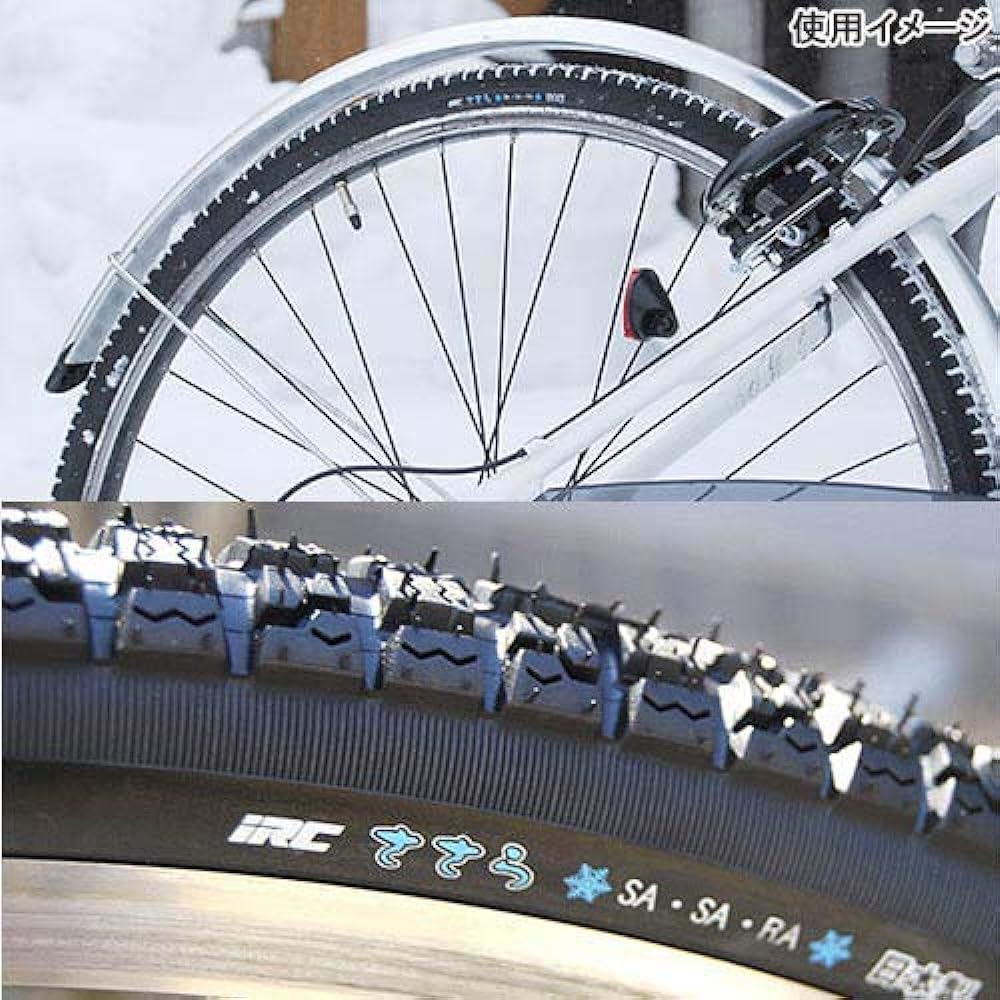 IRC Sasara SA/SA/RA (red lining) snow tires for city cycles