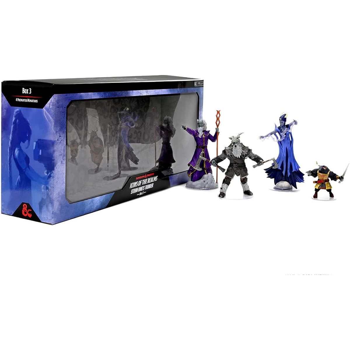 D&D Icons of the Realm: Storm King's Thunder: Box 3 - 4 Piece Prepainted Figure Set