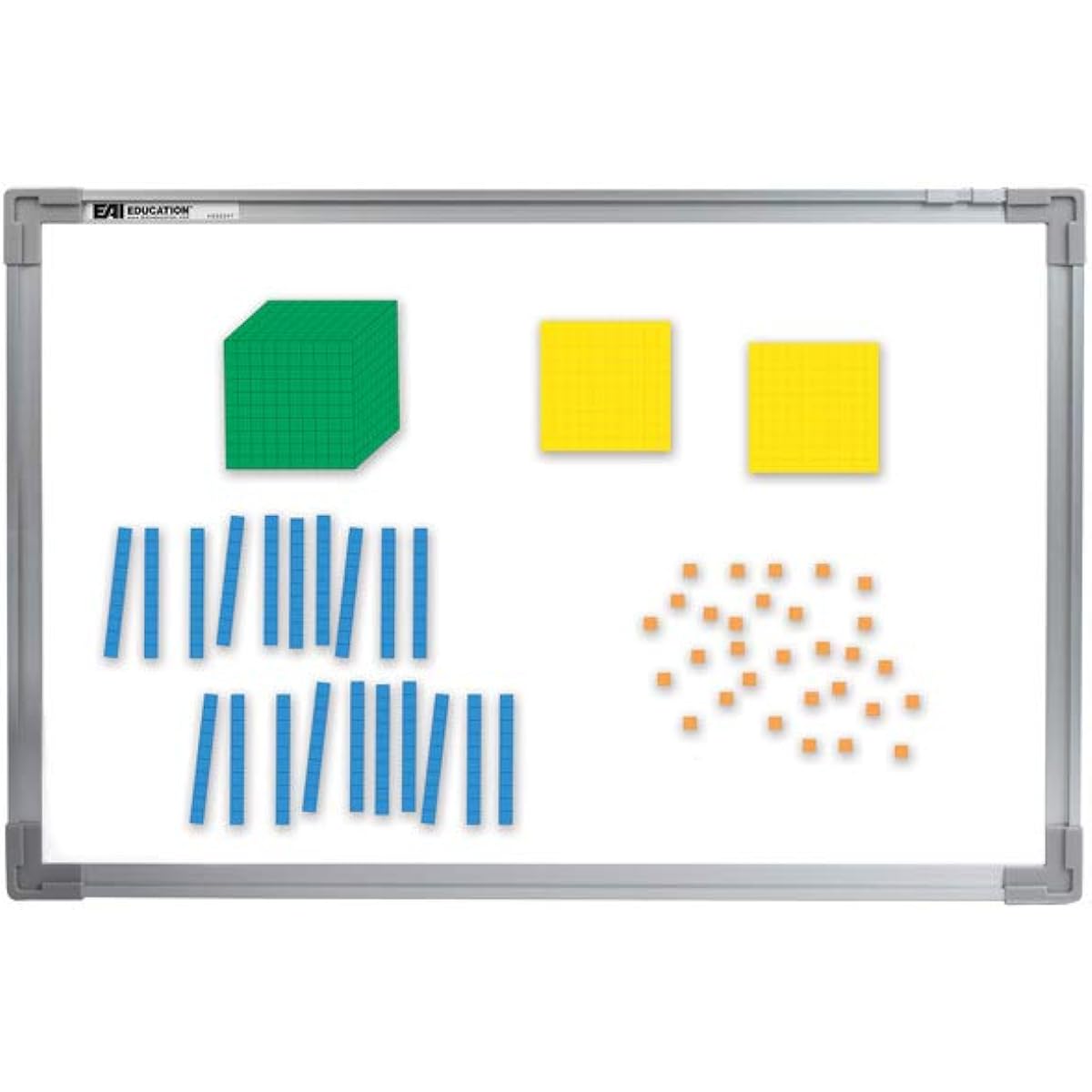 EAI Education Magnetic Quiet Shape Foam Base 10: Differentiation 53-Piece Set