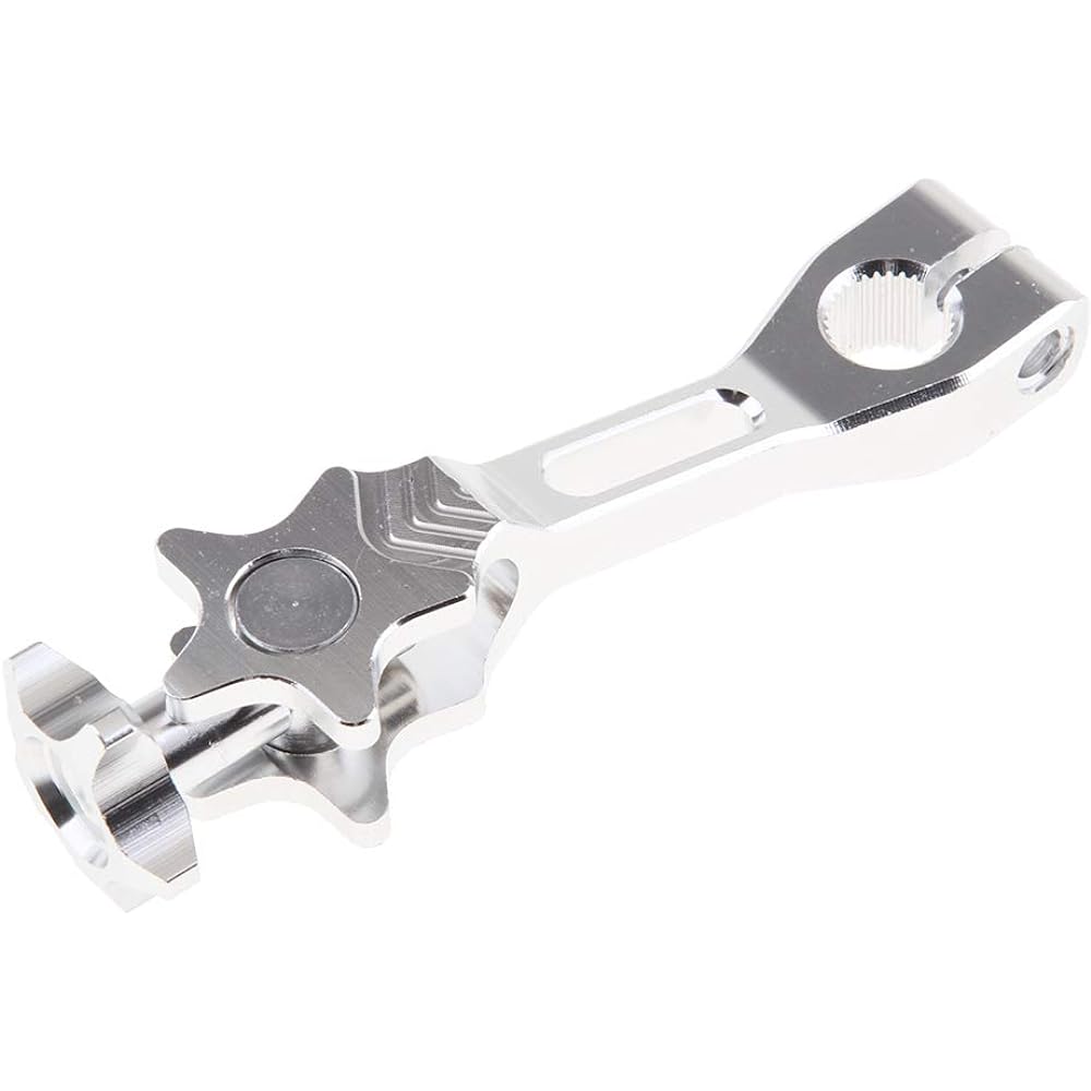 10 Sets Universal Motorcycle CNC Swing Arm Swing Arm Rear Brake Rocker Arm Argent, Silver