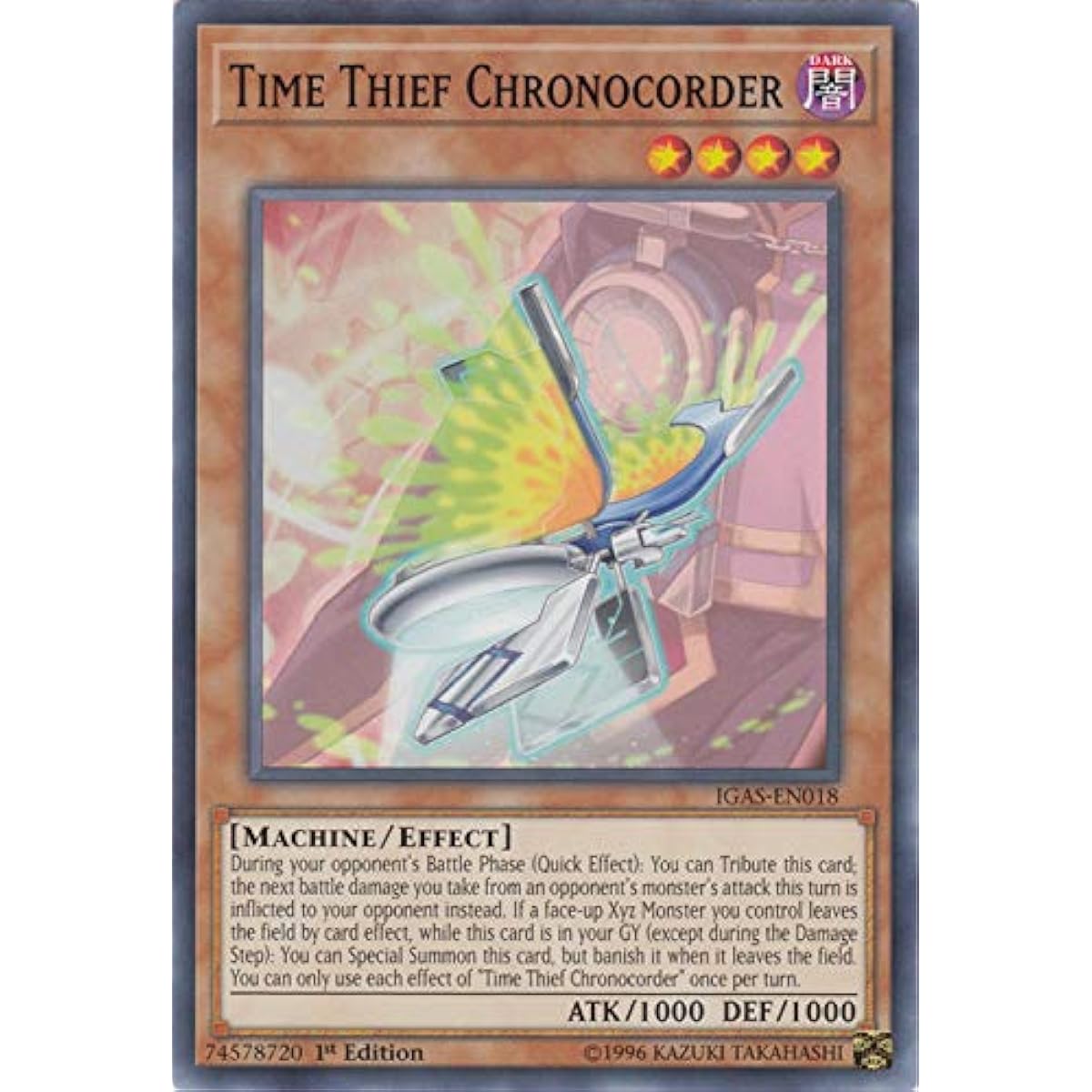 Time Thief Chronocoder IGAS-EN018 Common First Edition