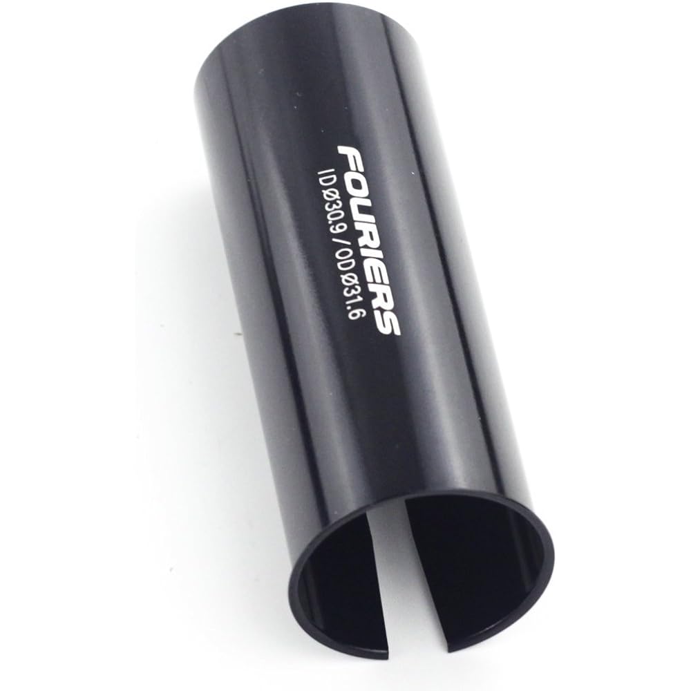 FOURIERS Bike Bicycle Seat Post Shim Seat Tube Adapter Length 90mm 3 Sizes 30.9mm x 27.2mm