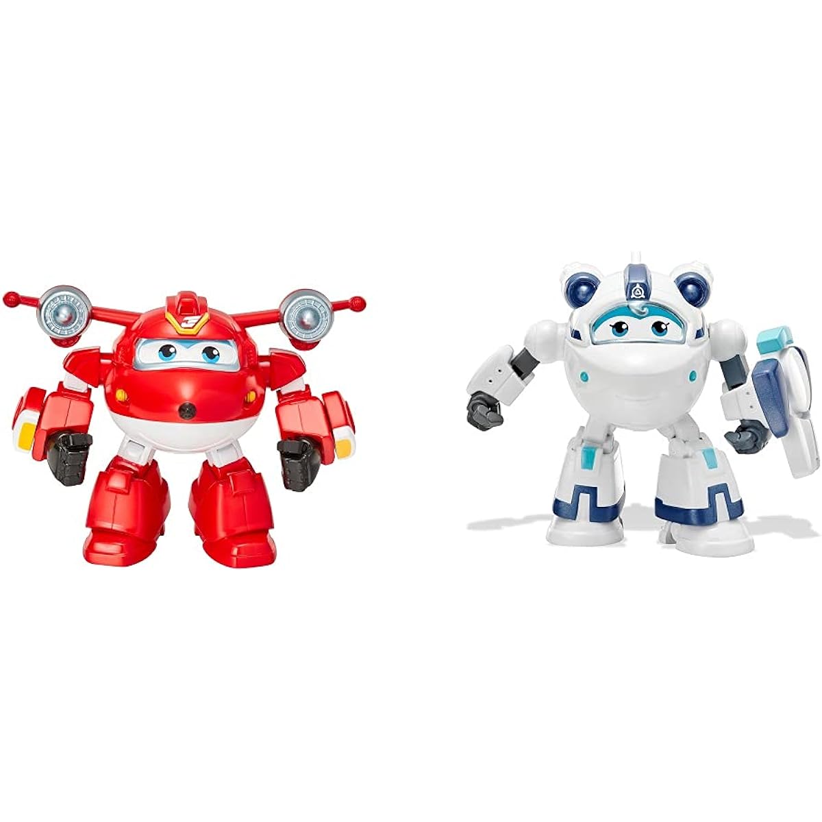 Super Wings - 3" Articulated Jet & Astra Plane Toy Vehicles Minifigures | Plane to Bot | Fun Preschool Toy Planes Birthday Gift for 3 4 5 Year Old Boys and Girls