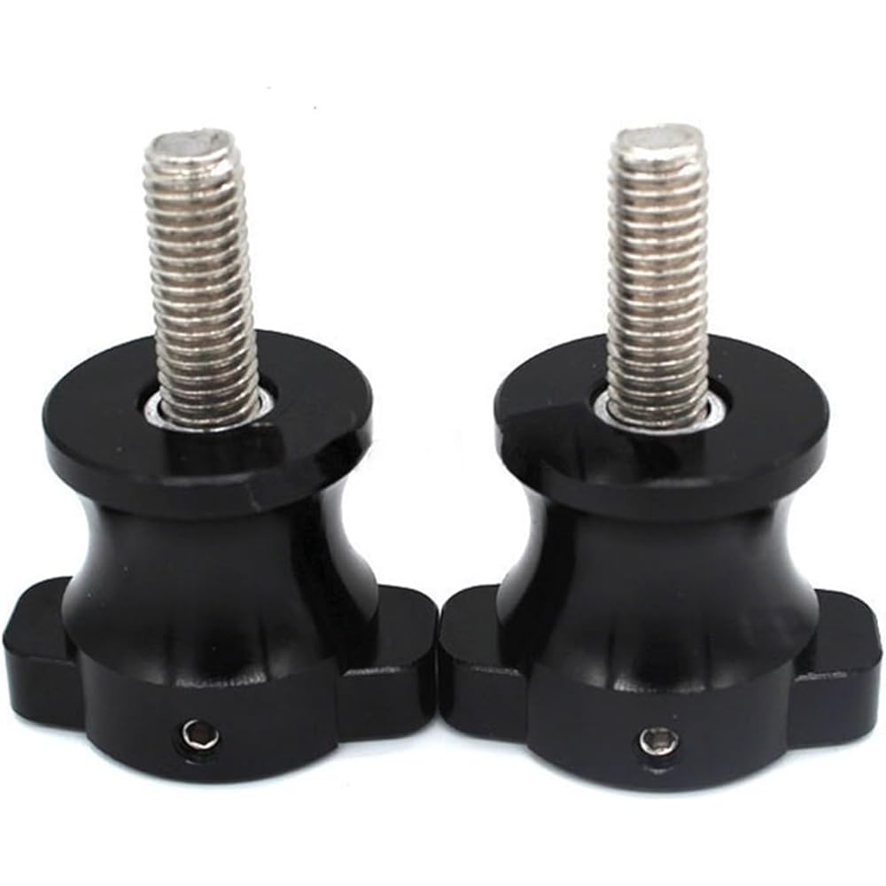 Y┐Amha XJR1300 XJR 1300 XJR1200 XJR 1200 Motorcycle CNC Frame Stand M6 Screw Slider Swing Arm Spool Slider 6mm (Color: Gray, Size: XJR)