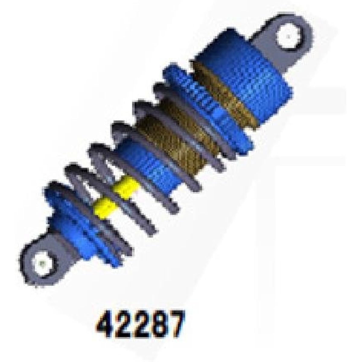 Tamiya TRF Series No.187 Big Bore Damper (4 pieces) 42287