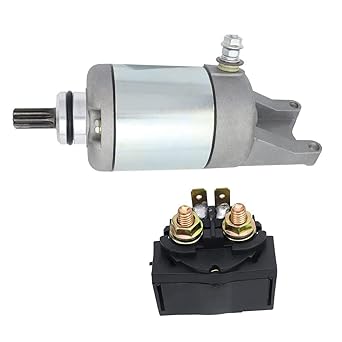 Starter Relay Starter Motor and Solenoid Relay Kawasaki Prairie 360 KVF360 2x4 4x4 2003-2008