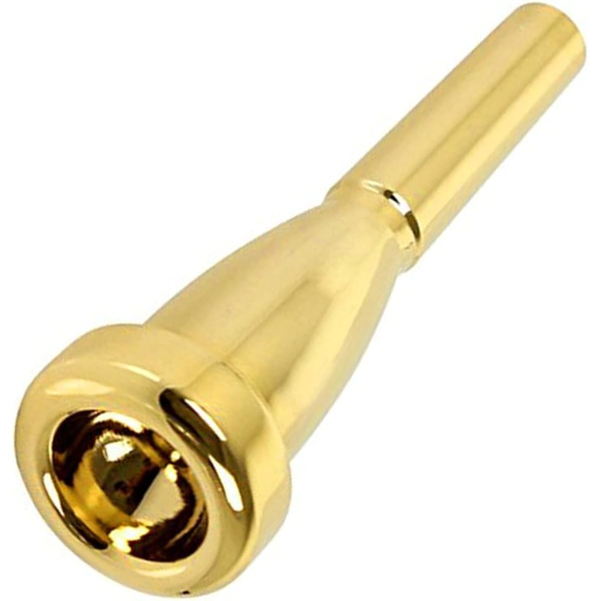 TraderPlus Copper Alloy Metal Trumpet Mouthpiece for Bach (5C Golden)