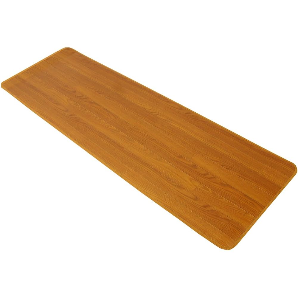 Woodgrain style long mat that can be wiped quickly 80x240 OK