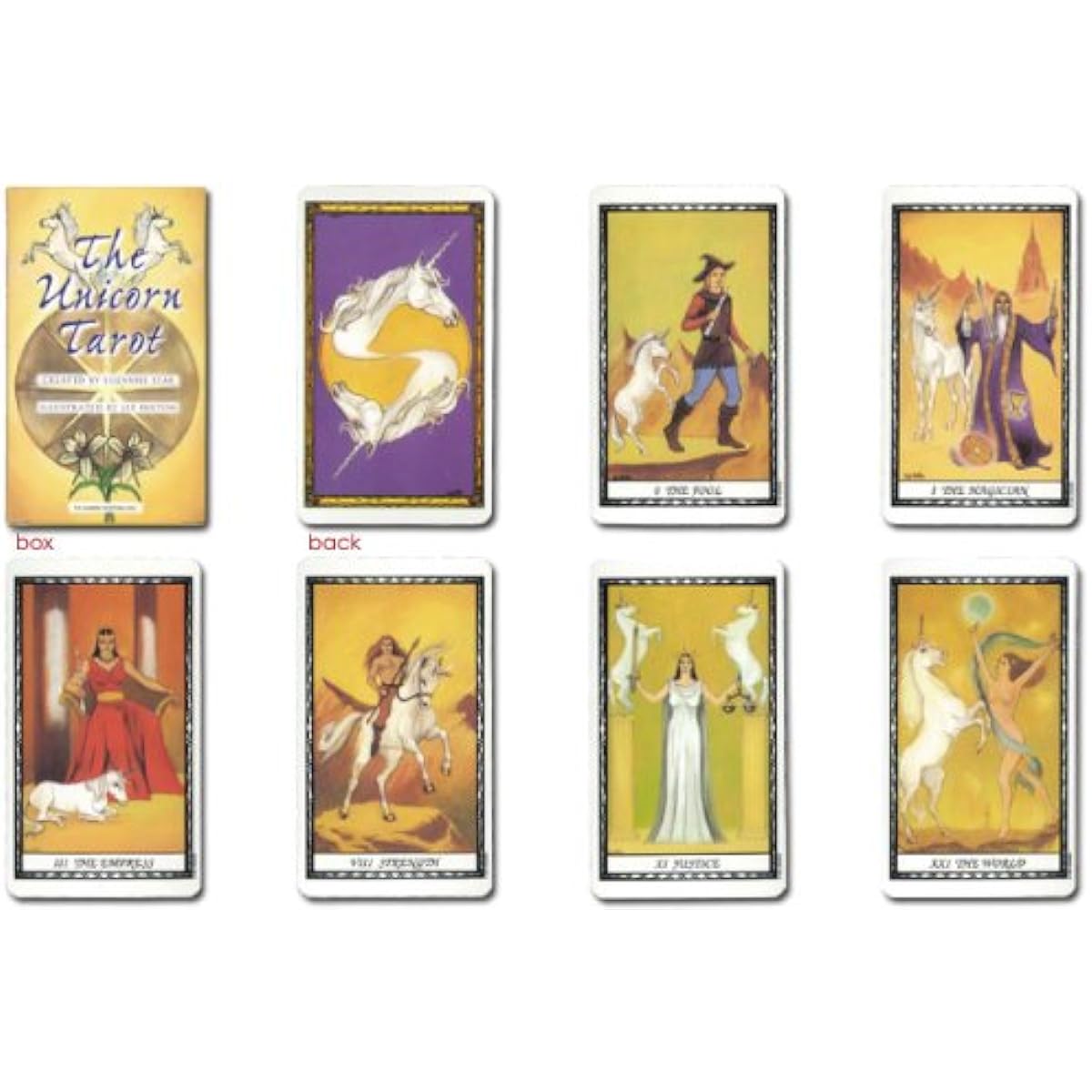 Unicorn Tarot, Japanese booklet "Pocket Manual" included, Tarot cards, Rider-Waite edition