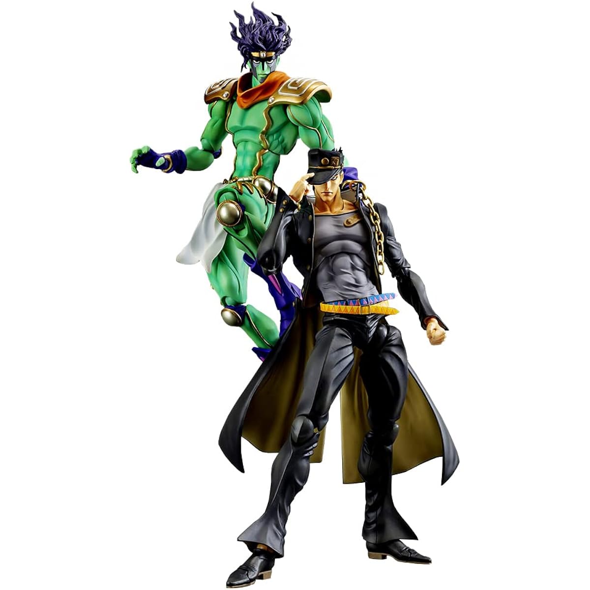 QAHEART Star Platinum Figure Kujo Jotaro/Dio Brando Anime Figure Statue Super Movable Action Figure Ornament