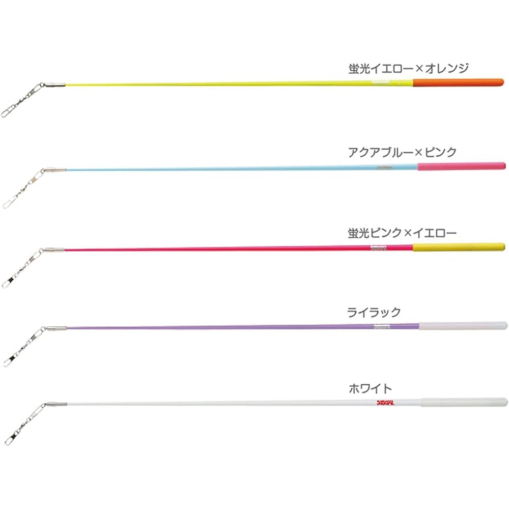 SASAKI Rhythmic Gymnastics Junior Grass Stick Aqua Blue x Pink (AQBUP) MJ82