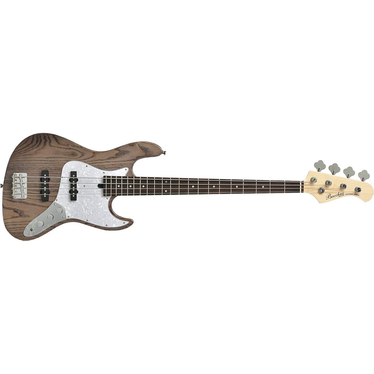 A higher-grade introductory bass set | Ash body Bacchus bass | Bacchus/WJB-500R ASH Bacchus/Jazz bass | 13-piece set for beginners (CHG-SM/Charcoal gray)