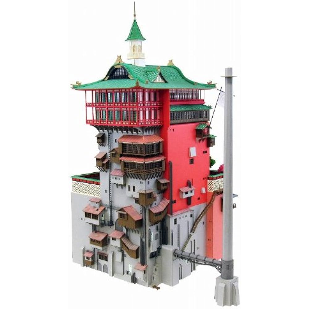 Sankei Miniatuart Kit Studio Ghibli Series Spirited Away Aburaya 1/150 Scale Paper Craft MK07-10