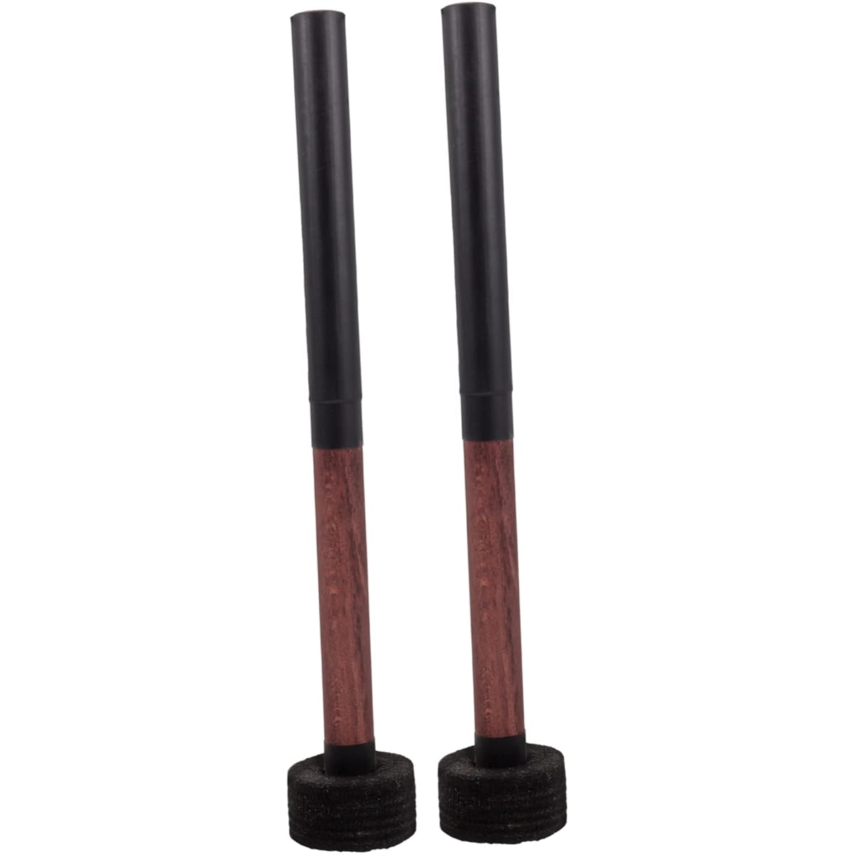 VICASKY 5 Pairs Non-Drum Hammer Music Accessories Xylophone Mallet Music Drumsticks Black Wood Advanced Standard Drumsticks Drum Musical Instrument Sticks
