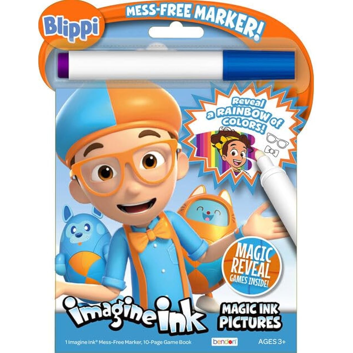 Blippi Coloring & Activity Book - Imagine Ink Coloring Books, Play Packs, Stickers and More