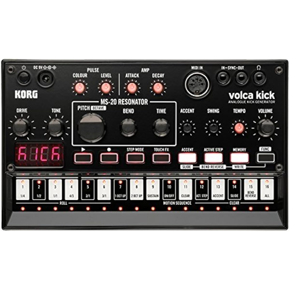 KORG ANALOGUE KICK GENERATOR volca kick + genuine AC adapter "KA350" set