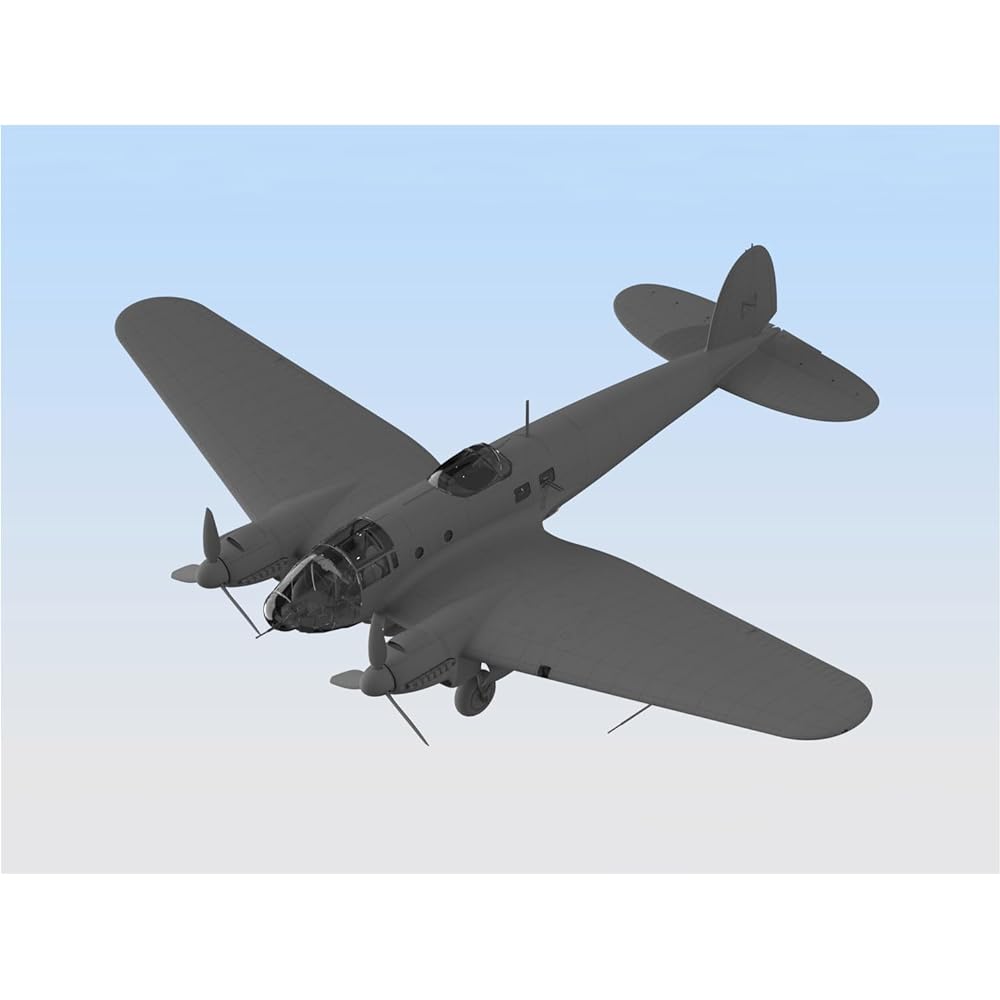 ICM 1/48 German Air Force Heinkel He111H-16 Bomber Plastic Model 48263
