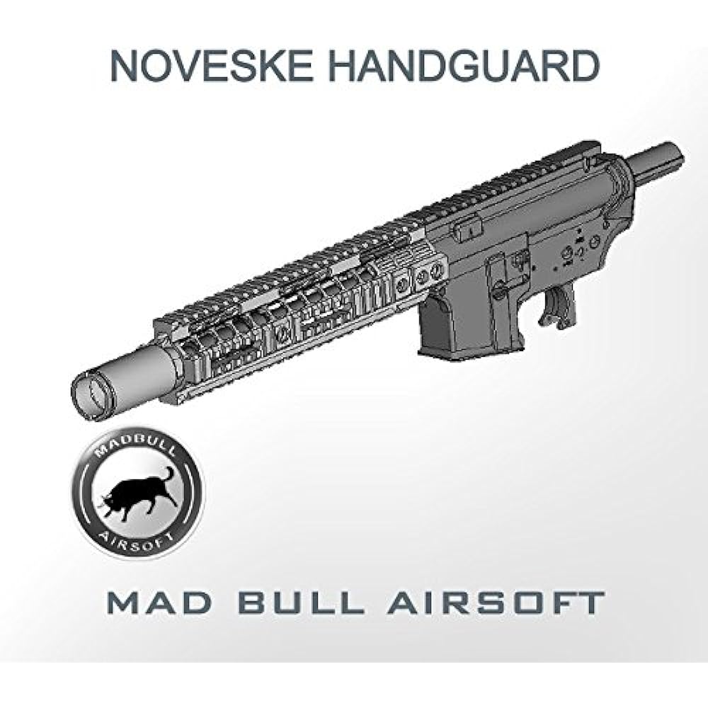 Mad Bull Airsoft Noveske Official Free Float Handguard 10" N02-024