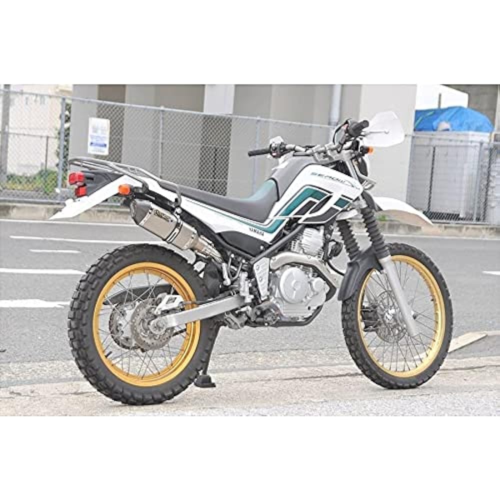 SECRET SPEED Yamaha SEROW 250/Tricker (XT250X) Bike Muffler Dry Carbon Motard Variant Slip-on SUS Stainless Steel Muffler SEROW250 ss-201-r06