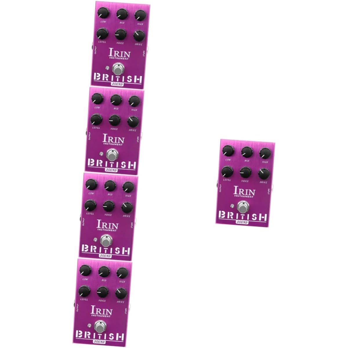 Vaguelly 5pcs Electric Guitar Effector Analog Delay Guitar Effect Electric Guitar Effector Stereo Digital Delay Analog Delay Effect Guitar Single Block Effector