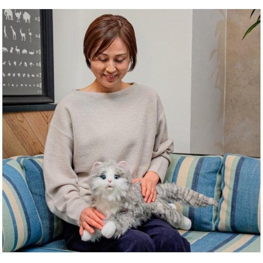Tail Furifuri Amaenbou Cat Ice Gray