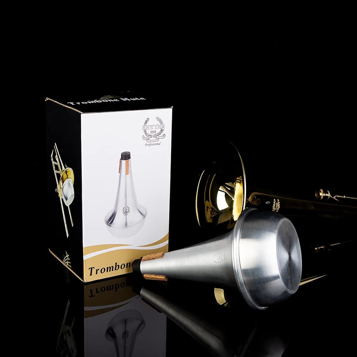 Rhythm Trombone Mute Trombone Mute Silencer Lightweight Aluminum Trombone Practice Mute