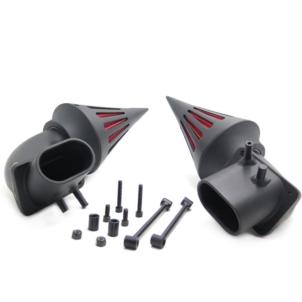 HTT Motorcycle Billet Aluminum Cone Spike Air Cleaner Kit Intake Filter Suzuki Boulevard M109 (All Years) GBK-A HTT