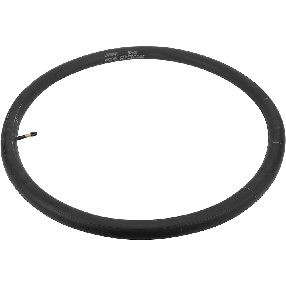 Bicycle Tube 26x1.95-2.125 Bicycle Inner Tube AV48mm Valve 26in Durable Butyl Rubber Inner Tube