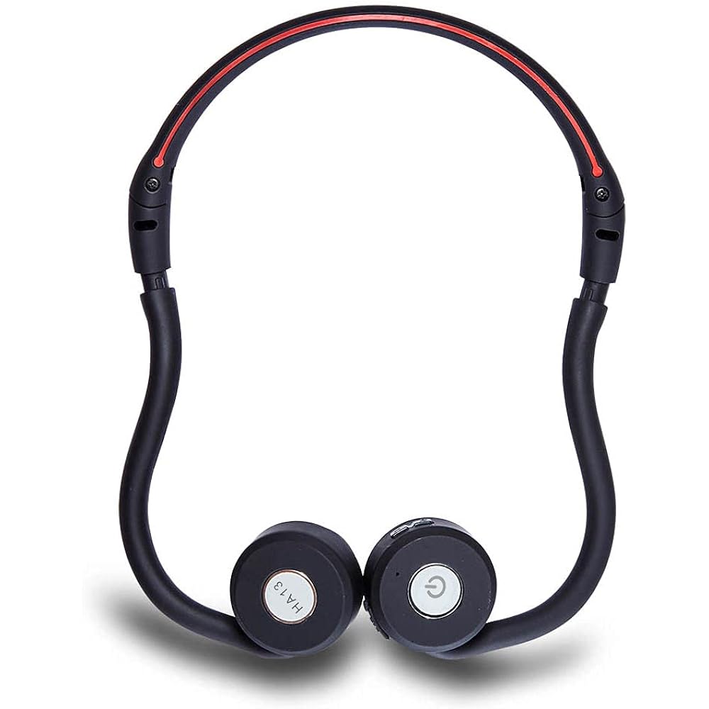 Bone Conduction Sound Collector, Specially Used for Elderly Conversation, Earphone Type, Sound Amplifier, Volume Adjustment, Ear Hanging, Binaural, Rechargeable, Highly Sensitive Noise Reduction Microphone, 360 Degree Sound Collection, Gift for Elderly P
